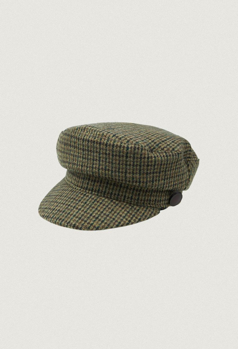 Classic tweed matorros cap_Brown(O25-ACC06)