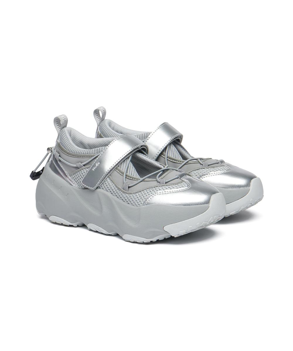 [NEW 10%] BRYN VELCRO SNEAKERS V2 - SILVER