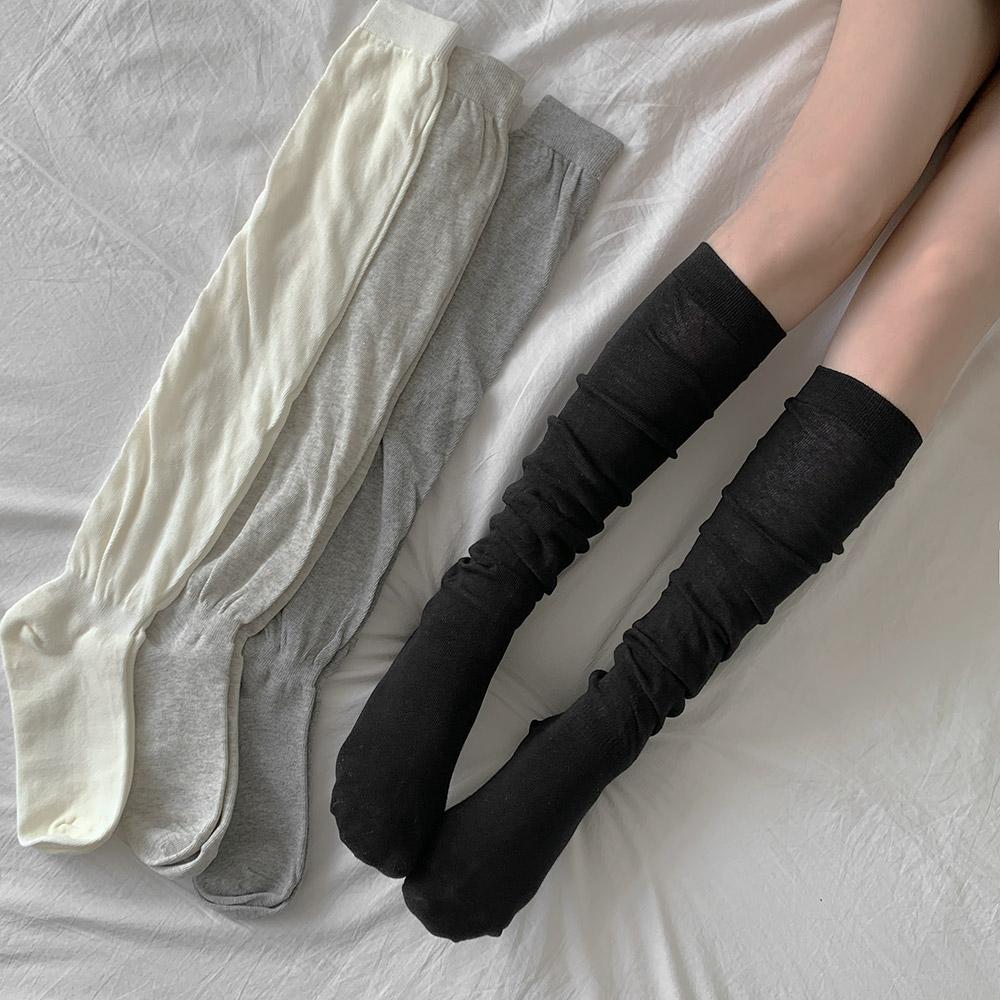 비마이뮤즈 게팅 루즈핏 봄 가을 롱 니삭스 양말