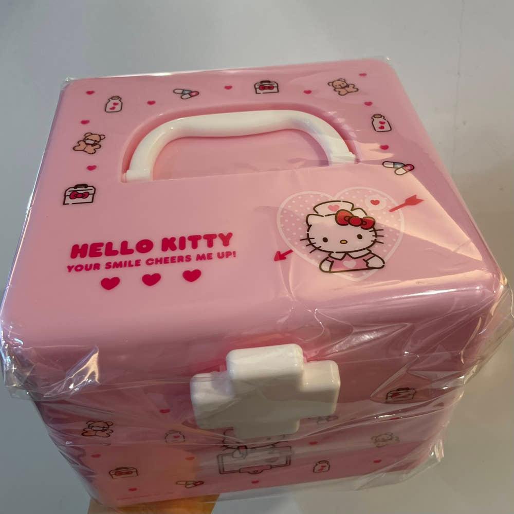 산리오 헬로키티 구급함 다용도 소품 보관함 [일본 정품]