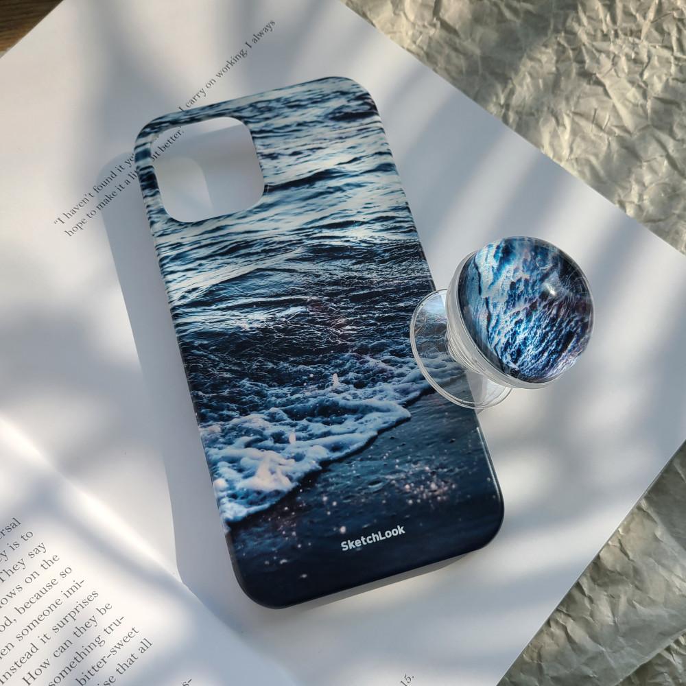 푸른바다 폰케이스, 구슬 반구 그립스마트톡 폰스트랩