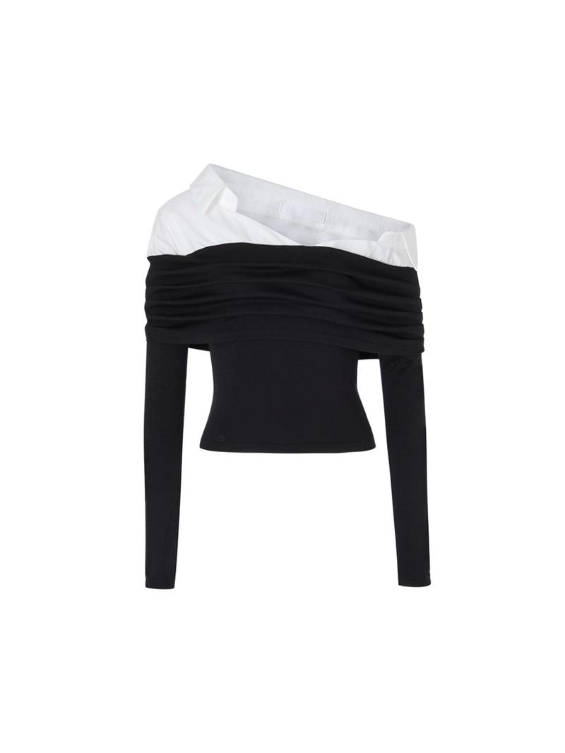 NOT YOUR ROSE - [장원영 착용]Lily top (Black)