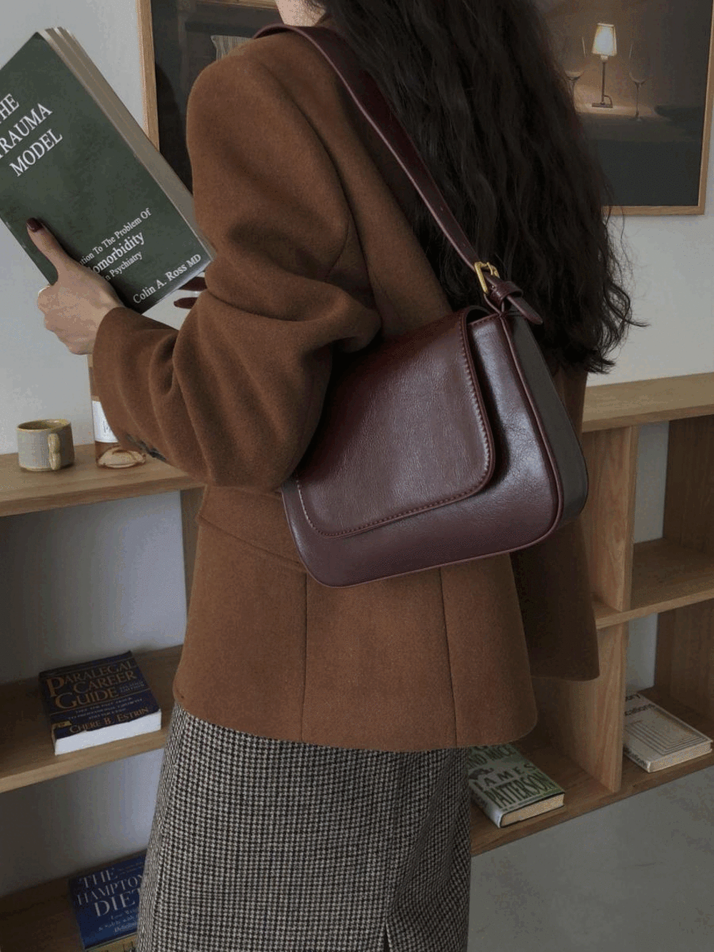 박스 숄더 크로스백 A229 4color(인기상품!!)