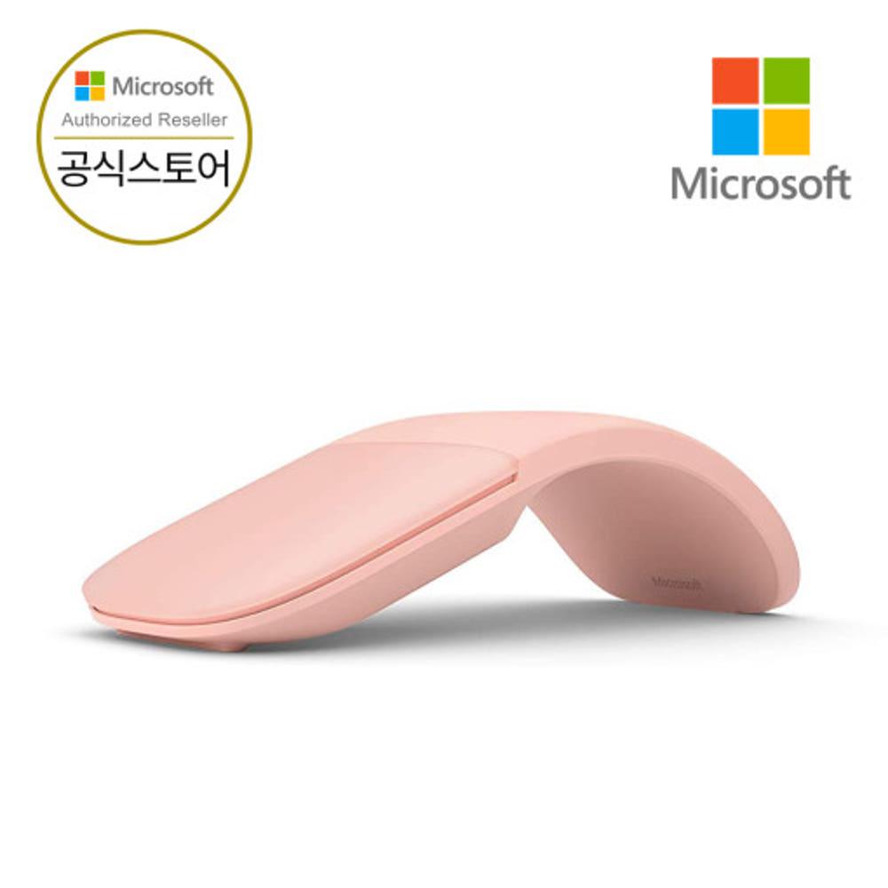마이크로소프트 무선 블루투스 아크 마우스 소프트핑크