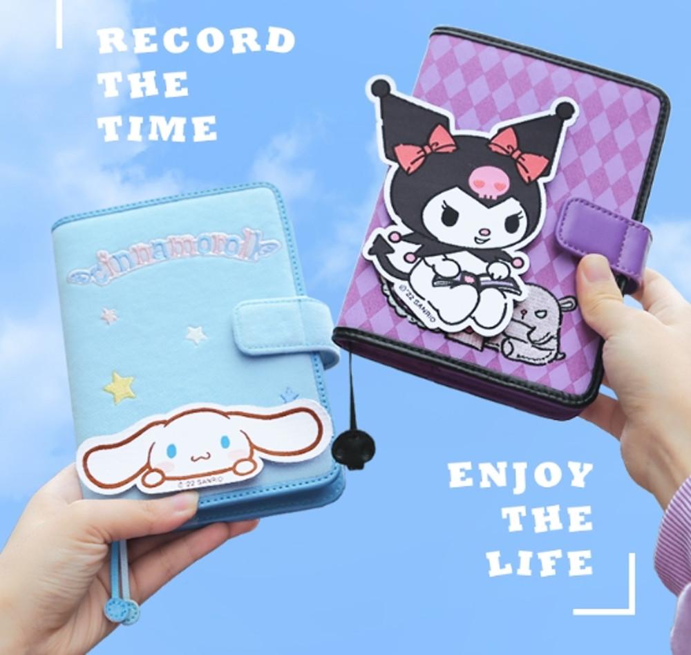 산리오 벨크로 시나모롤 쿠로미 A6 다이어리