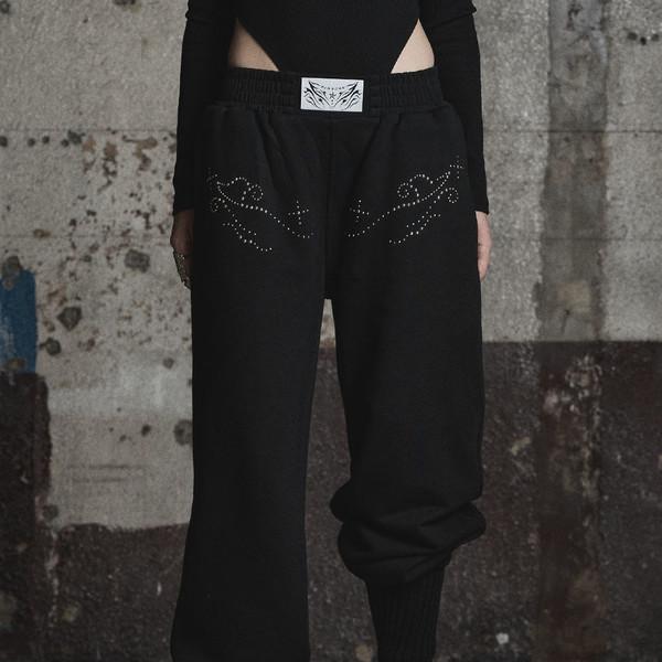 STUDDED JOGGER PANTS