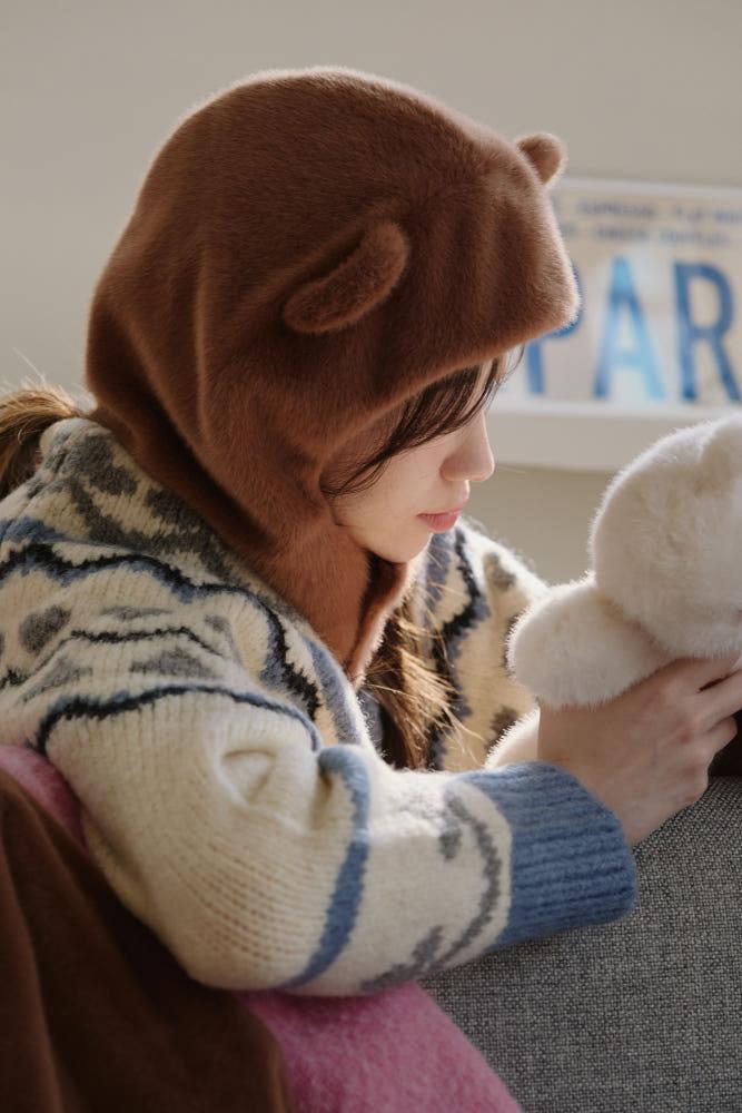 라인프렌즈 허그브라운 시즌3 바라클라바