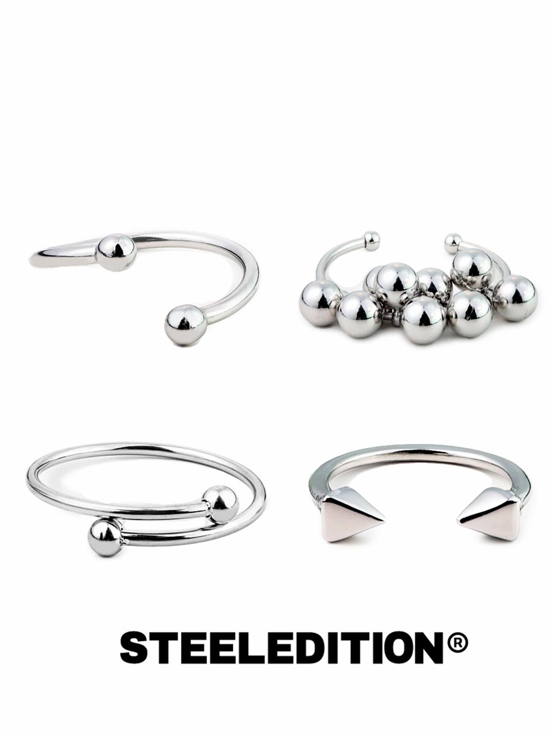 투 볼 오픈 반지 4Type