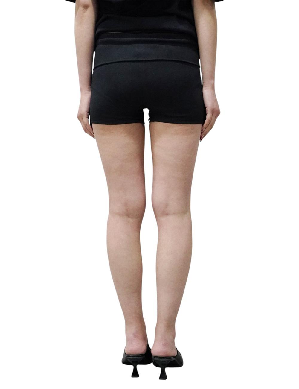 DISTRESSED PRINT DRAWSTRING ATHLETIC SHORTS_BLACK