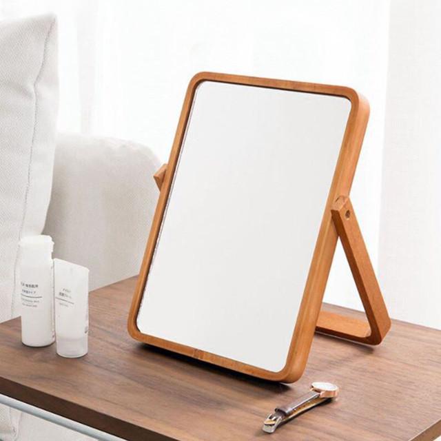원목 우드 탁상거울 인테리어 벽걸이 화장대 거울