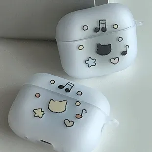 [withsome에어팟/버즈]뮤직 썸캣 에어팟 버즈 케이스