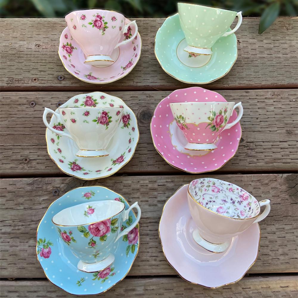 로얄알버트 뉴황실장미 커피잔 2인조 세트