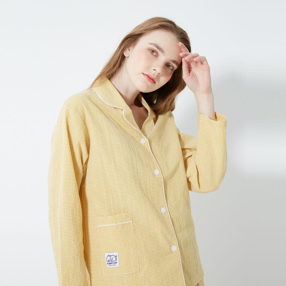 스몰 체크 순면 파자마 [커플]