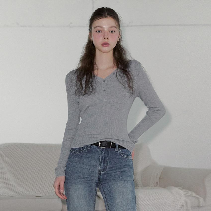 [5%중복쿠폰][TWEE] 고메즈 버튼 니트