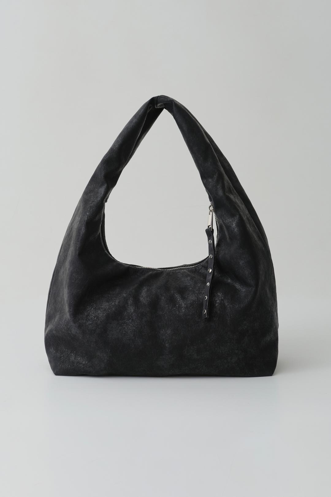 Leather Hobo Bag [Vintage Black]