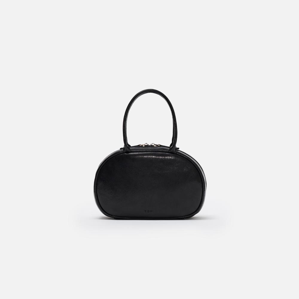 Pebble Mini Tote bag Wrinkled Black