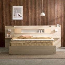 라 포레 편백나무 호텔식 침대프레임 퀸 + LED 조명패널 2