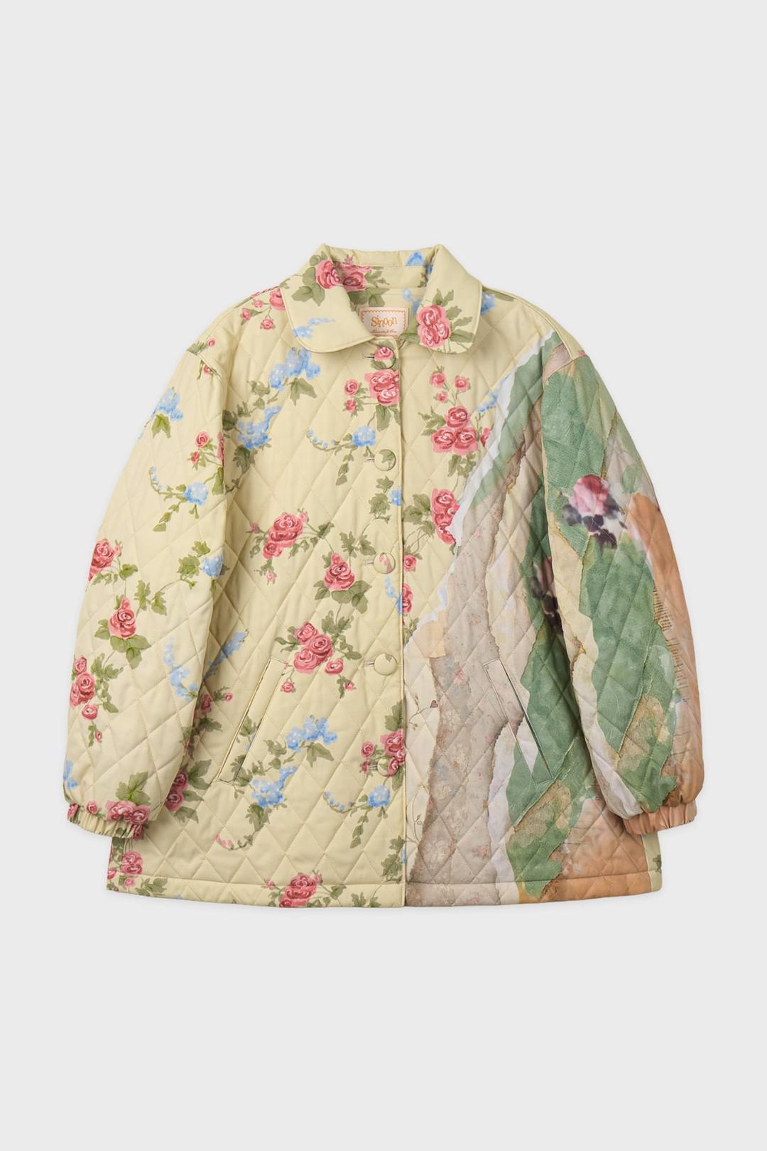 SN Vintage Rose Quilting Jacket (Graphic)