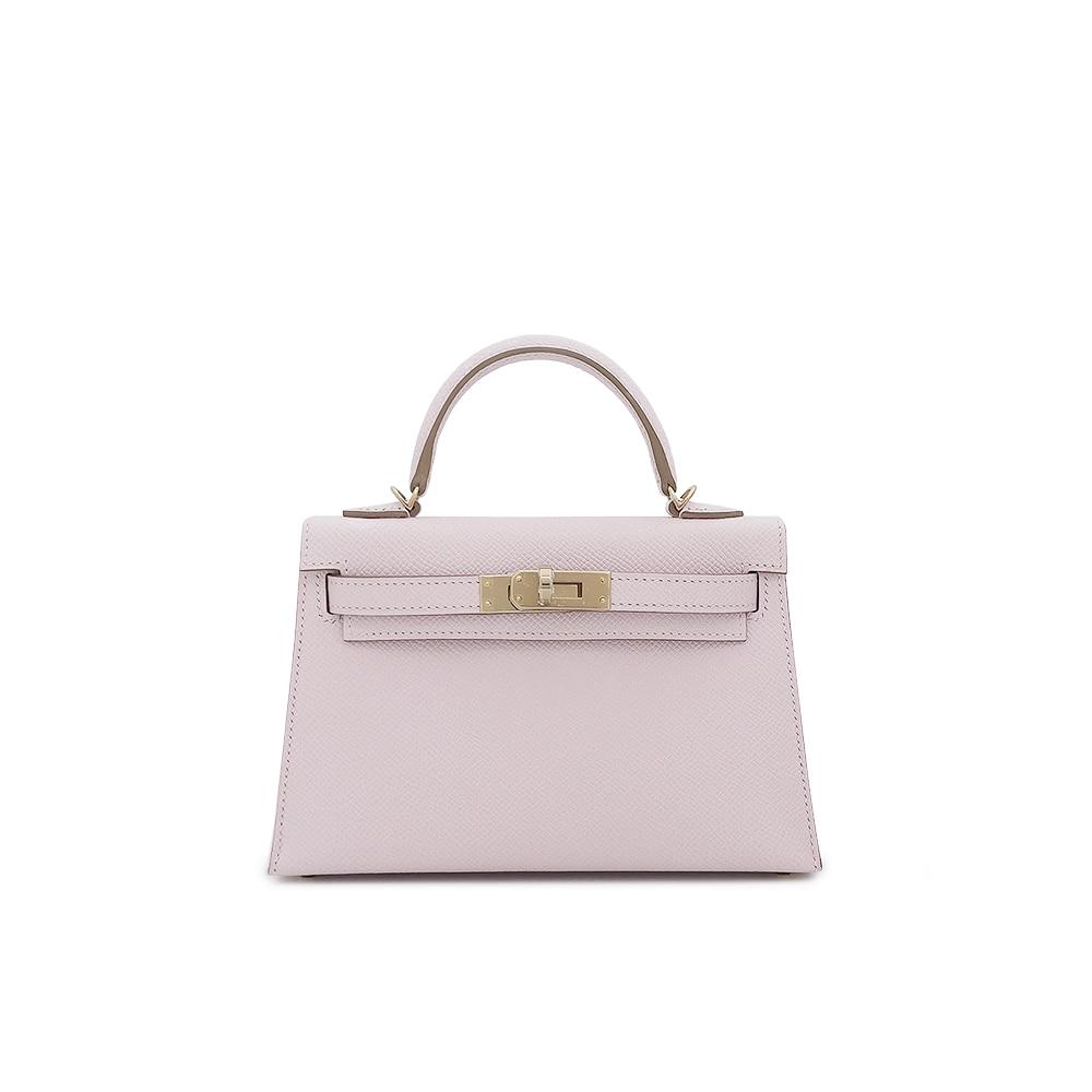 에르메스 S/O 미니켈리투 모브페일/나타 샴페인골드 B각인