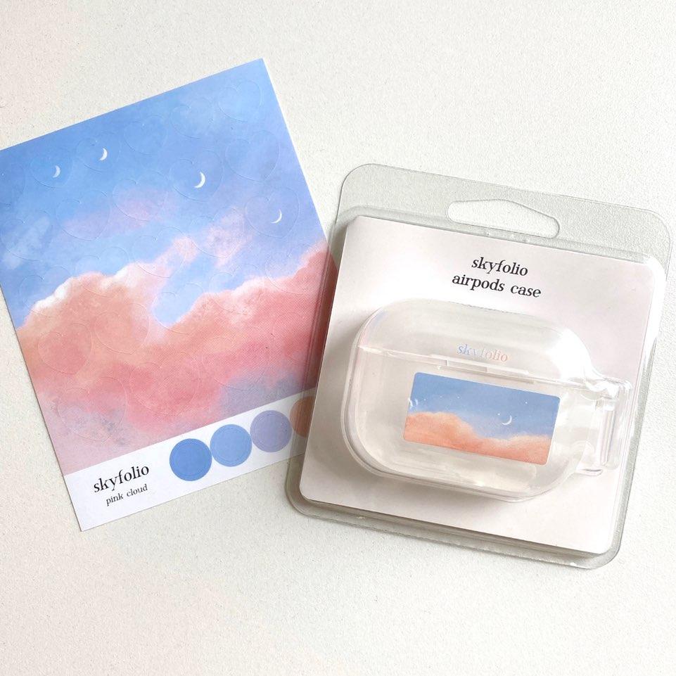 [스카이폴리오] 에어팟프로 케이스 (pink cloud)