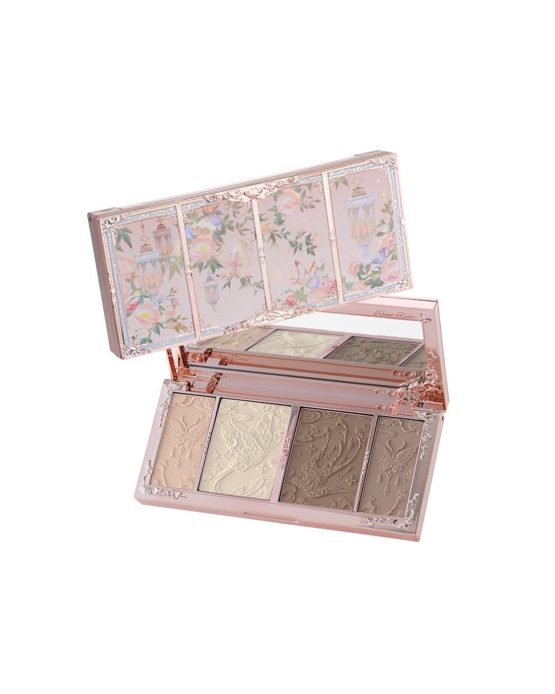 Butterfly Cloud Collar Embossed Highlight & Contour Palette - 02 Tawny Tea