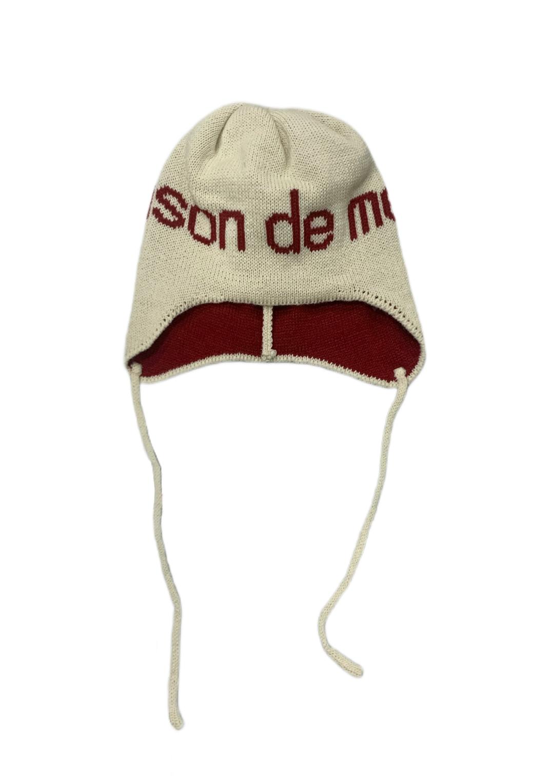 KNIT LETTERING BEANIE (UNISEX)