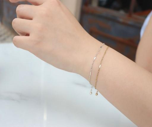 [925 silver] 이태리 베베 팔찌