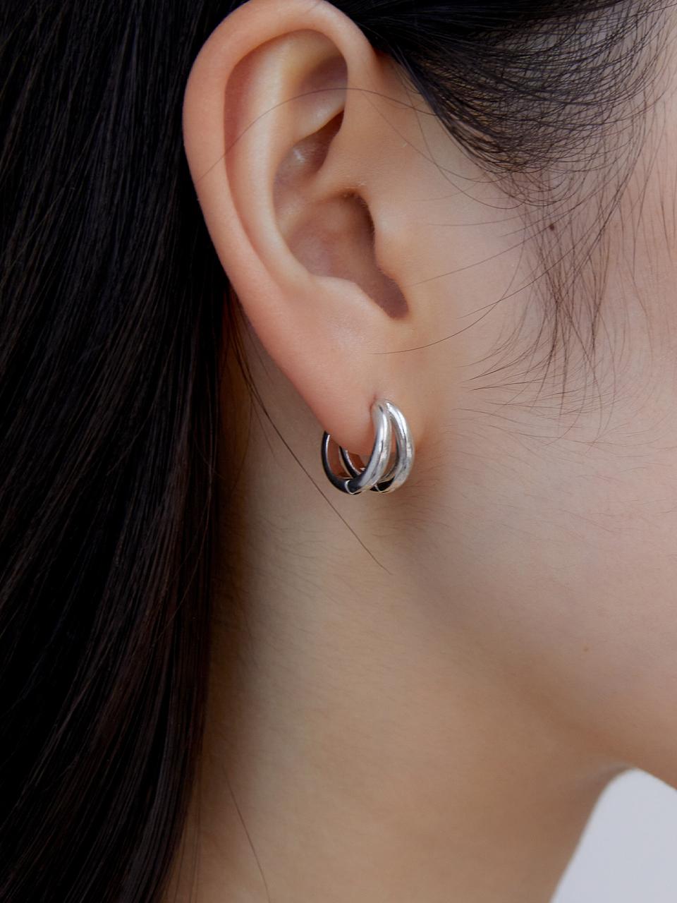 바이위켄드 Glue earring_silver