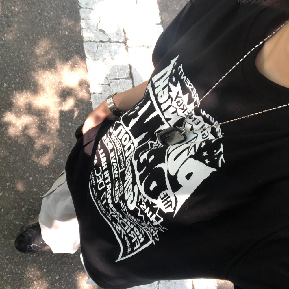 더 드론즈 고밀도 오버 반팔티 (2C)