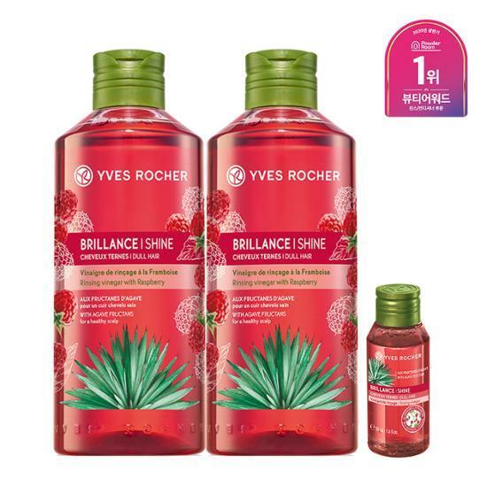 [단독기획] 이브로쉐 헤어식초 400ml*2개입+50ml 증정 2종 택 1