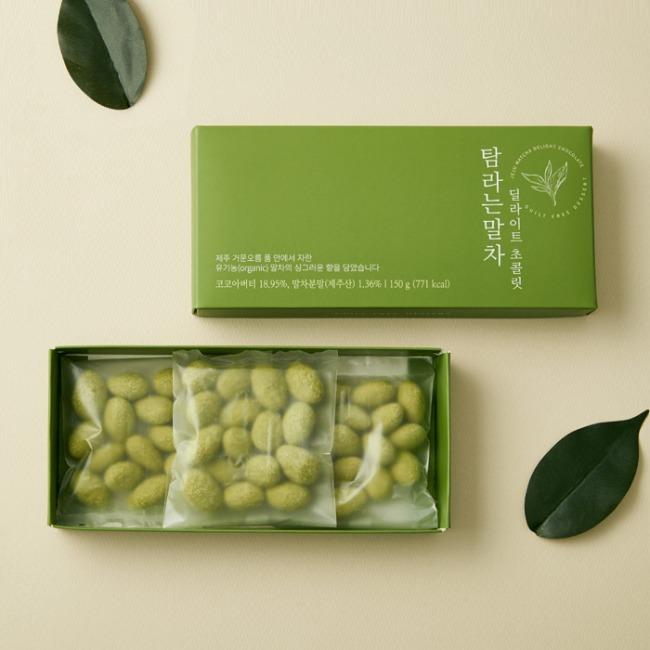 탐라는말차 트리플패키지(150g) 설탕無 제주 말차 초콜릿