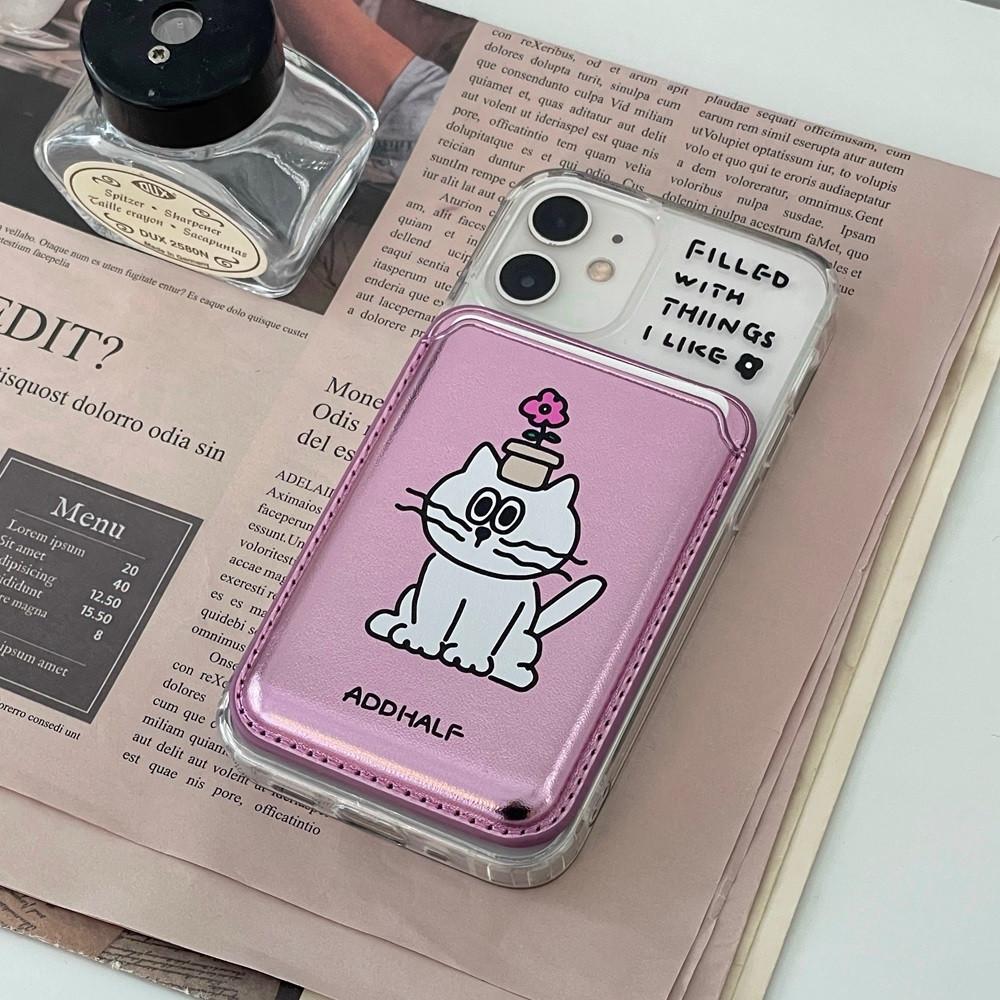 flower eddy magsafe card wallet : 애드하프