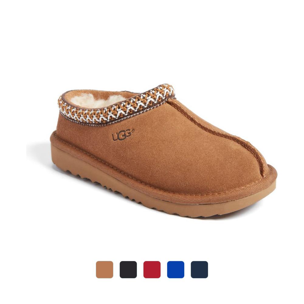 [미국 UGG]어그 빅키즈 타스만 II 슬리퍼 체스트넛 블랙 블루