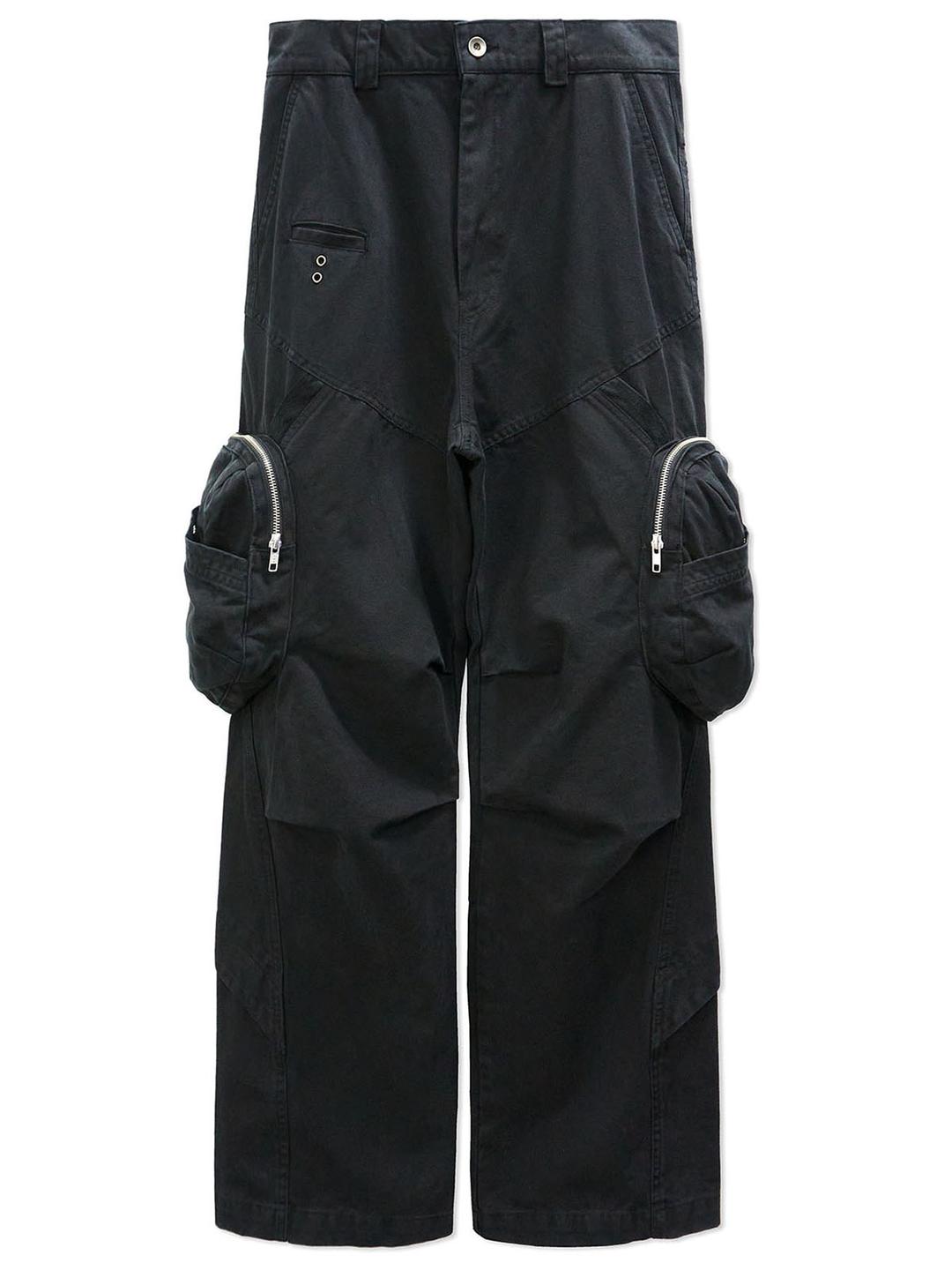 CORE:7 WASHED CARGO PANTS (BLACK)