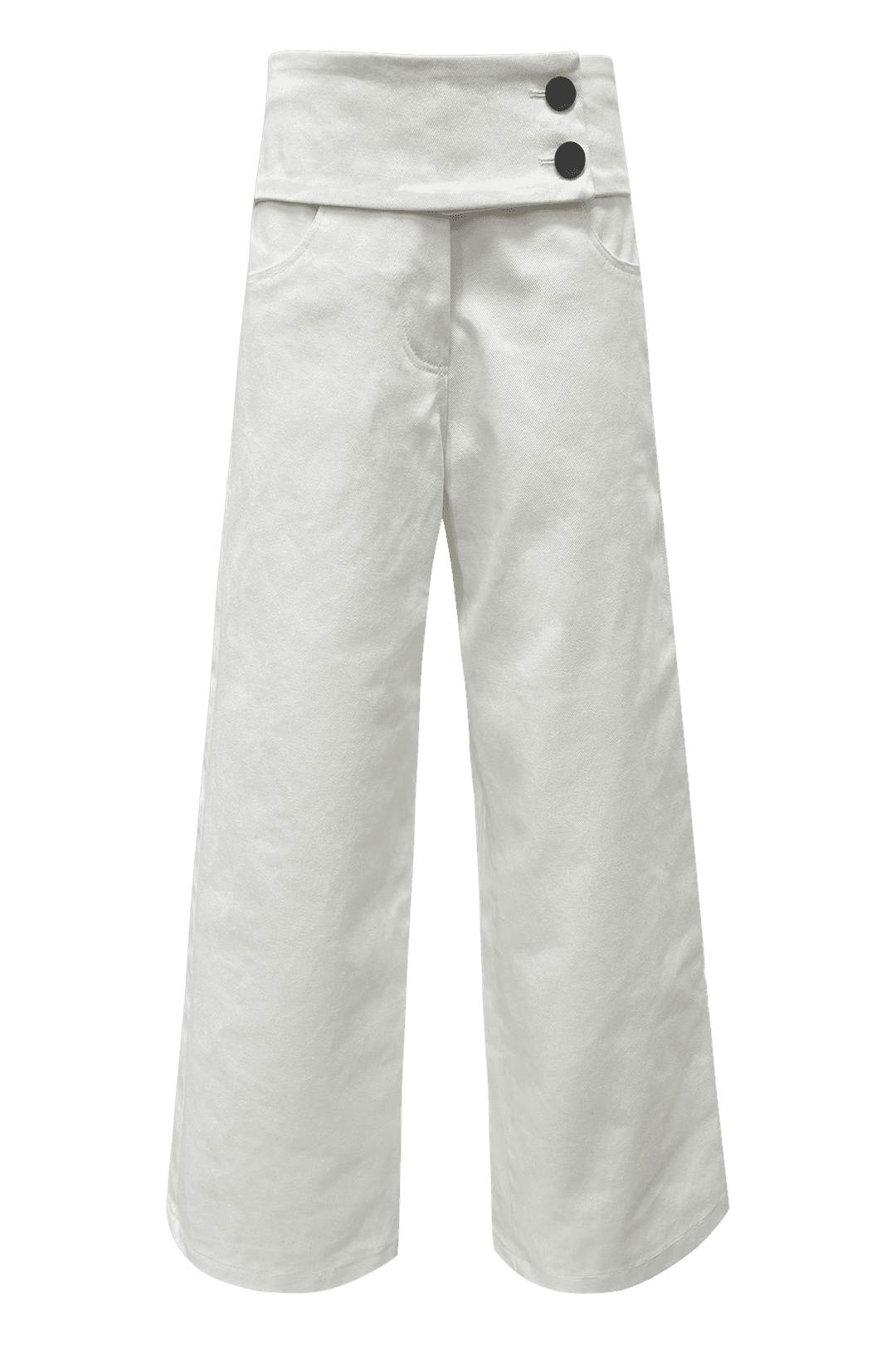 [09.23 순차출고] BELTED BOW POCKET WIDE PANTS (WHITE)