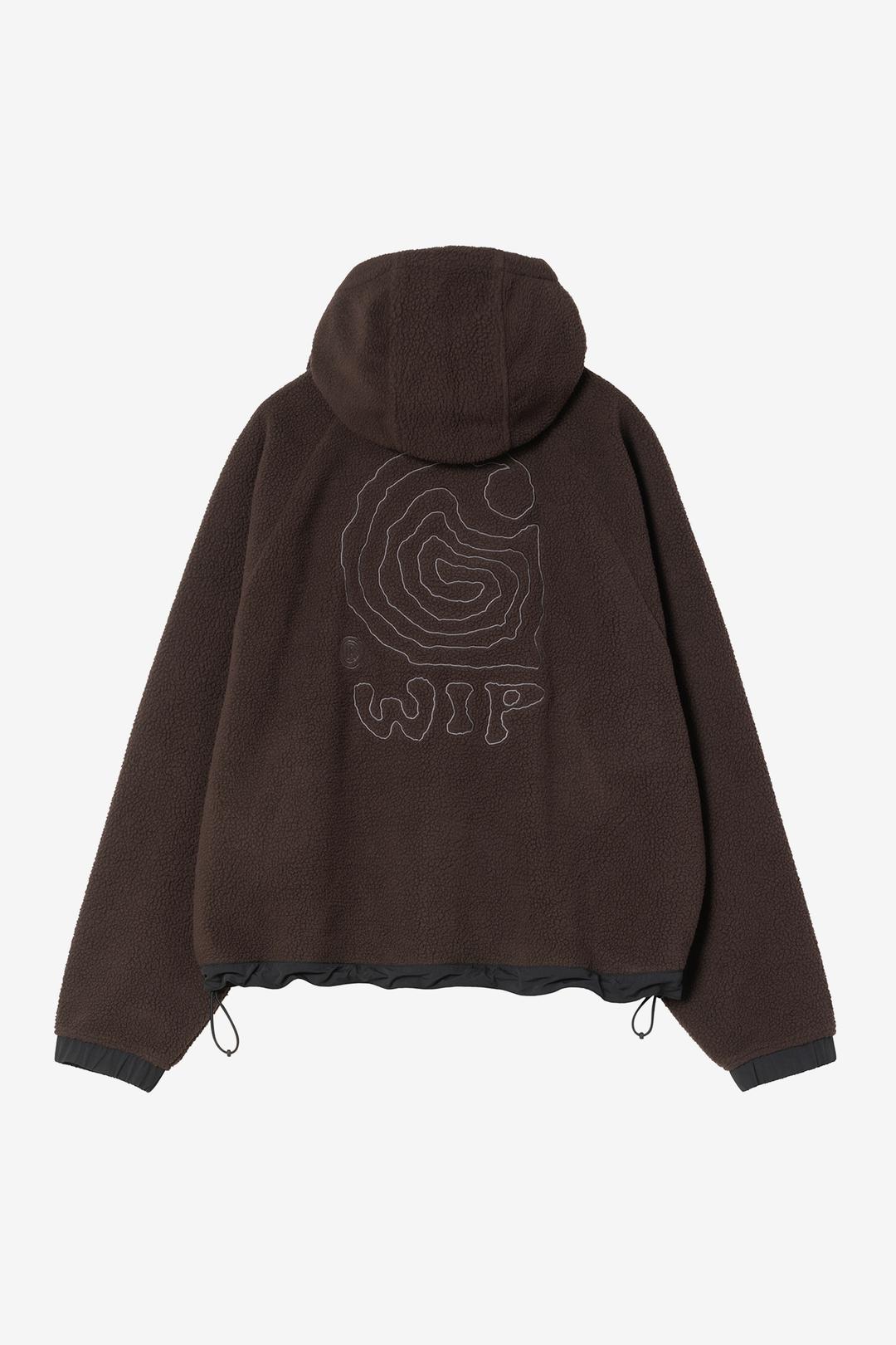 W HOODED HELIX FLEECE JACKET