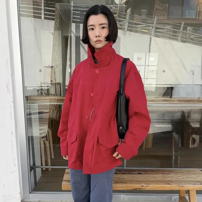 SIOT4188 프렌치 워크 자켓_Red