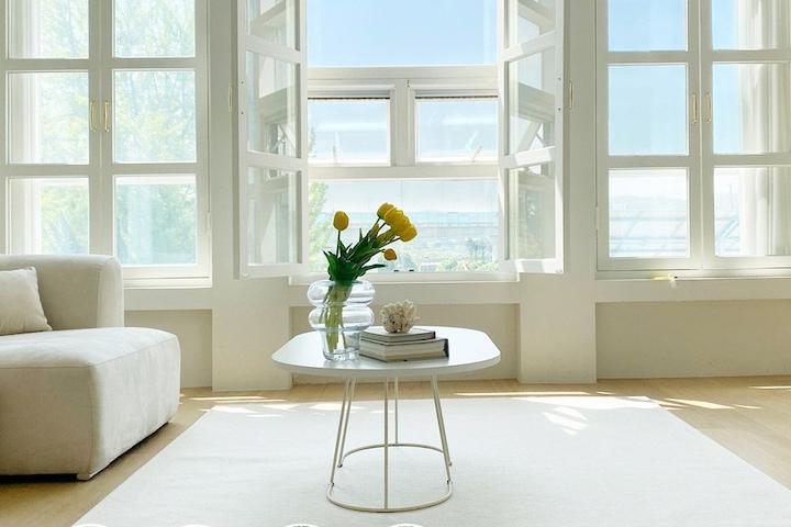 트위드 먼지없는 사이잘룩 여름 워셔블 러그 5size 4컬러