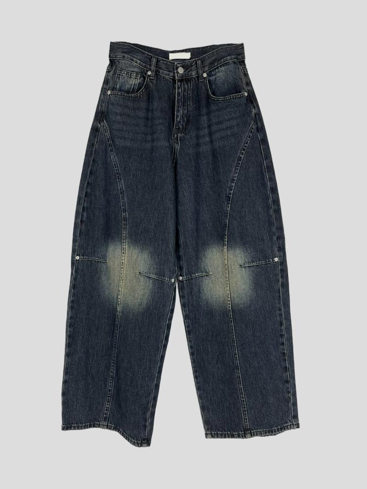 A RIVET BALLOON DENIM 에이리벳벌룬데님