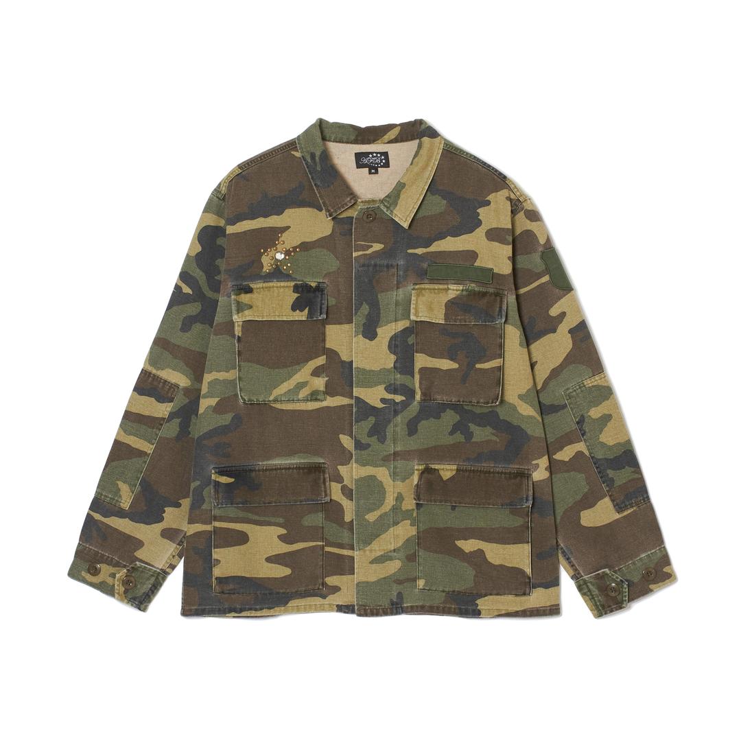 STUDDED MILITARY SHIRTS