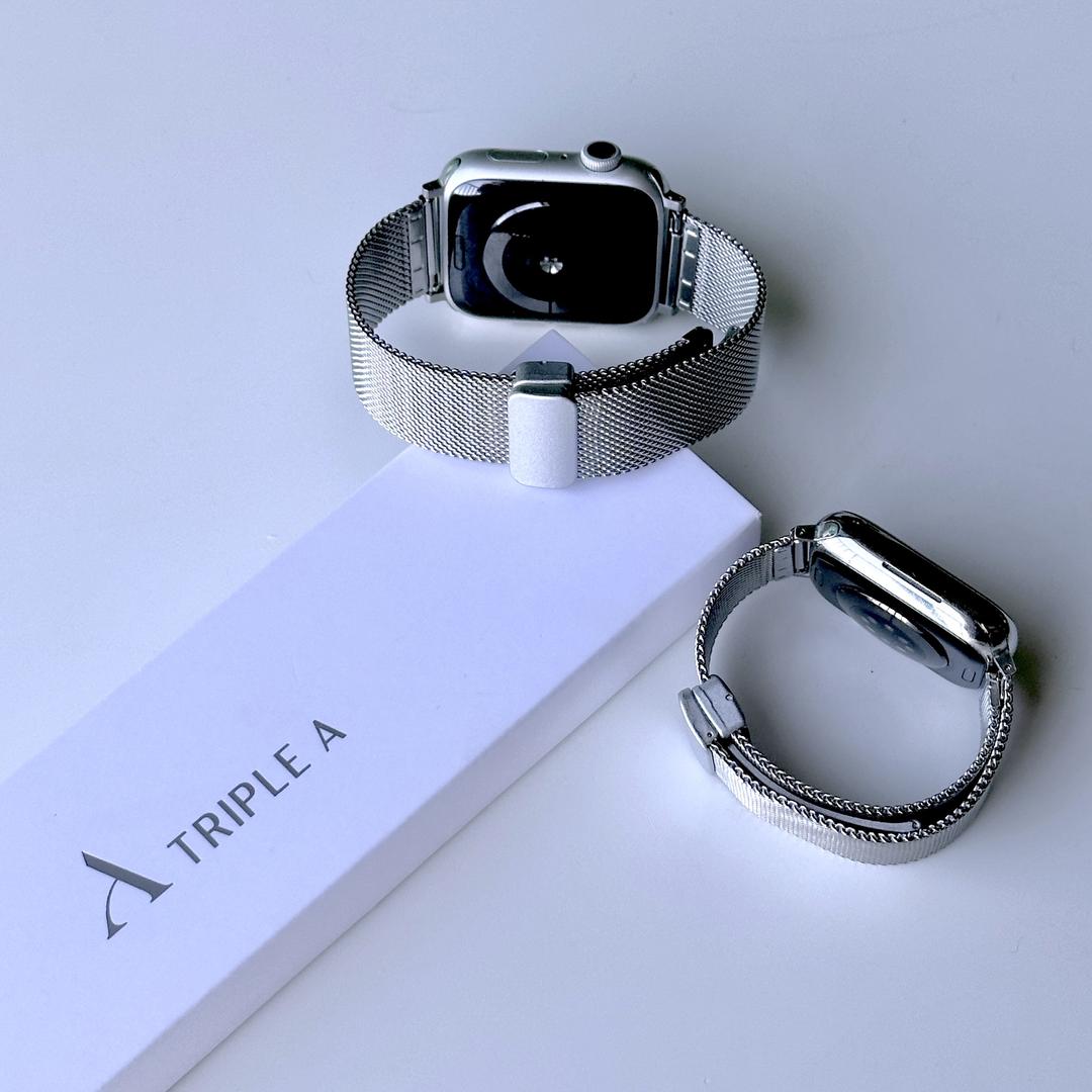 애플워치 마그네틱 스트랩 메탈 울트라 9 8 7 se 2  스틸 밴드
