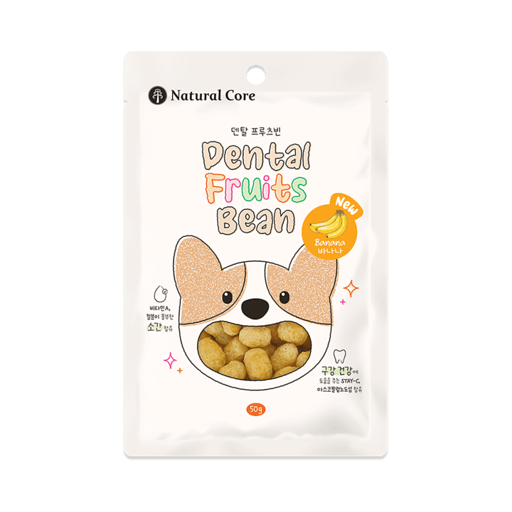 네츄럴코어 덴탈 프루츠빈 바나나 50g