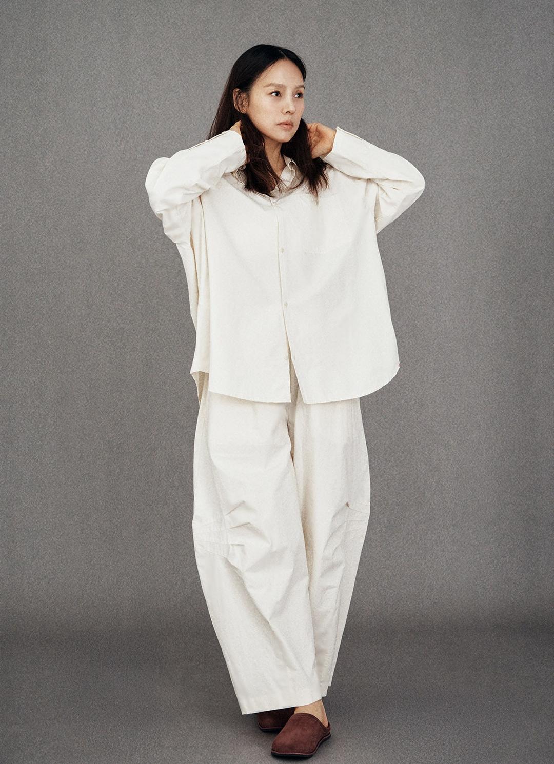 Kitty wide pants_Cream