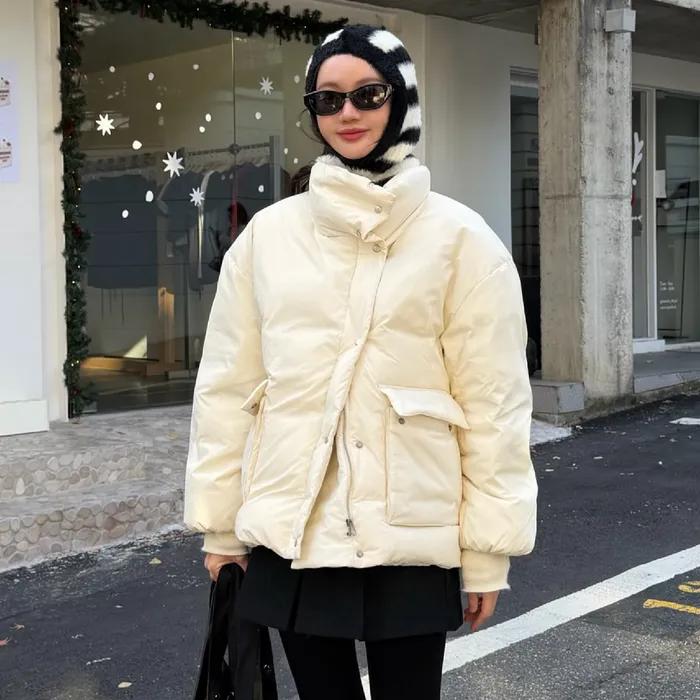 [두리pick] [민지pick] 마일드 다운 패딩 (Ivory)