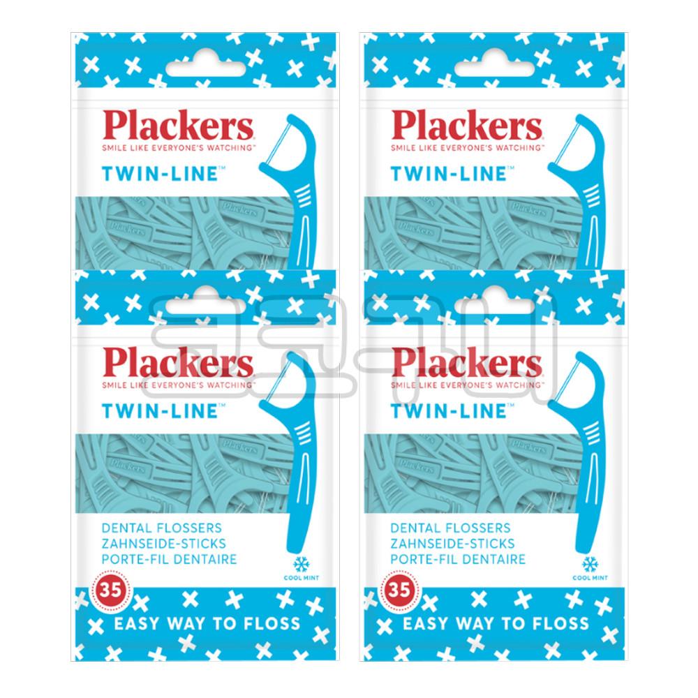 플랙커스 치실 4팩 대용량 올리브영 y자 트윈라인