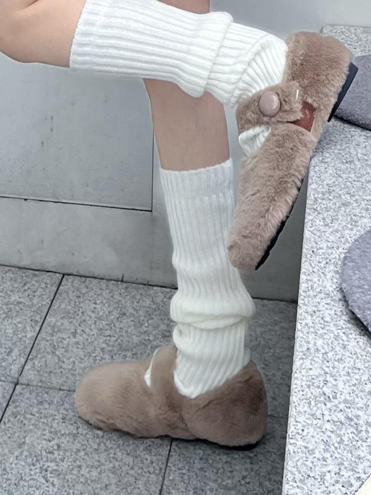 fluffy warmer socks