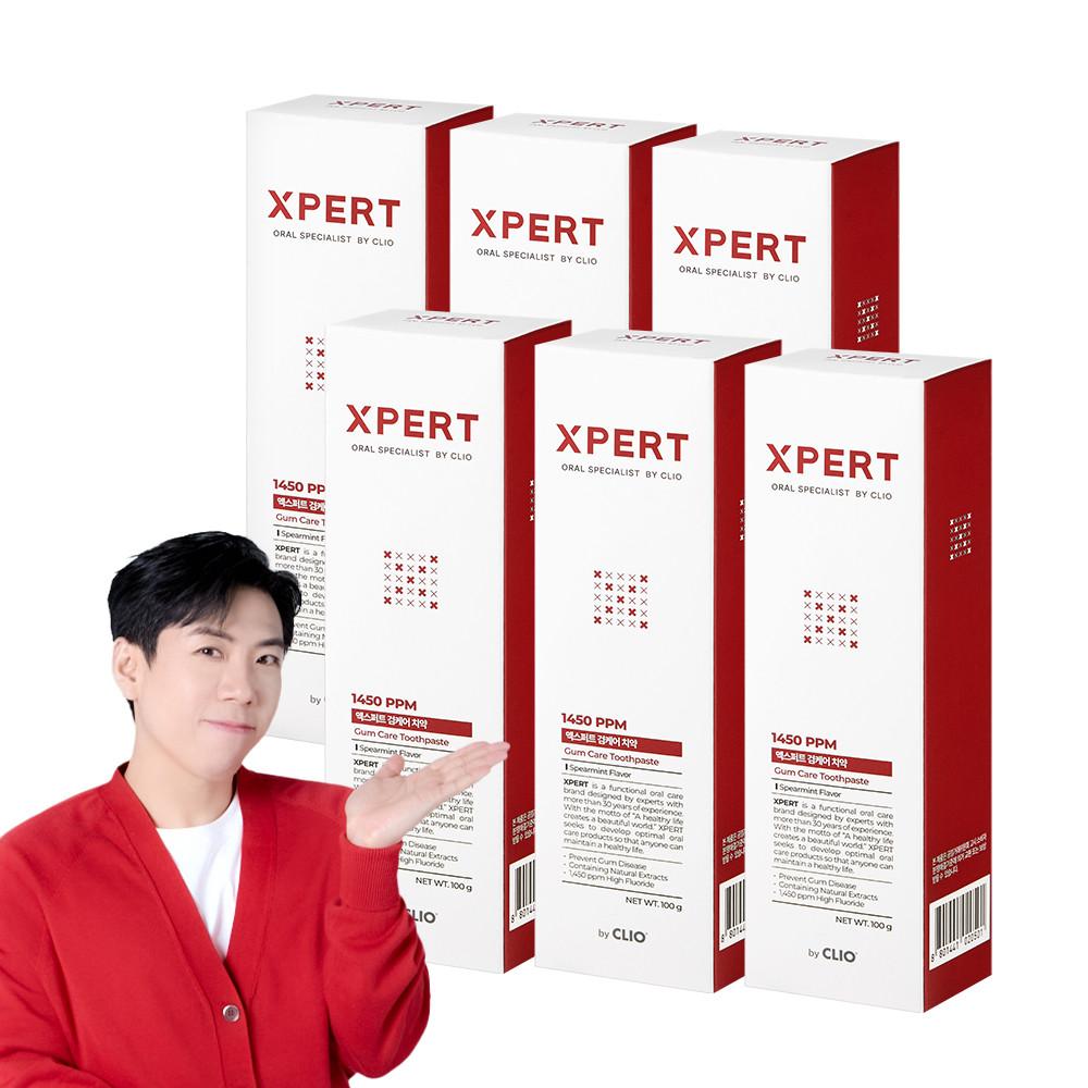 [양세찬 Pick!] 크리오 엑스퍼트 검케어 치약 고불소 잇몸치약 스피아민트향 100g 3+3개