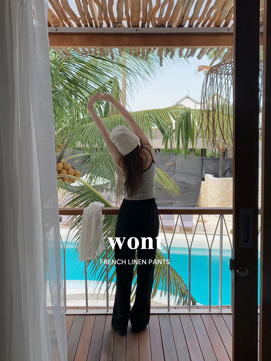 [For Summer💗/베스트재입고][WONT] 프렌치 린넨(pt)