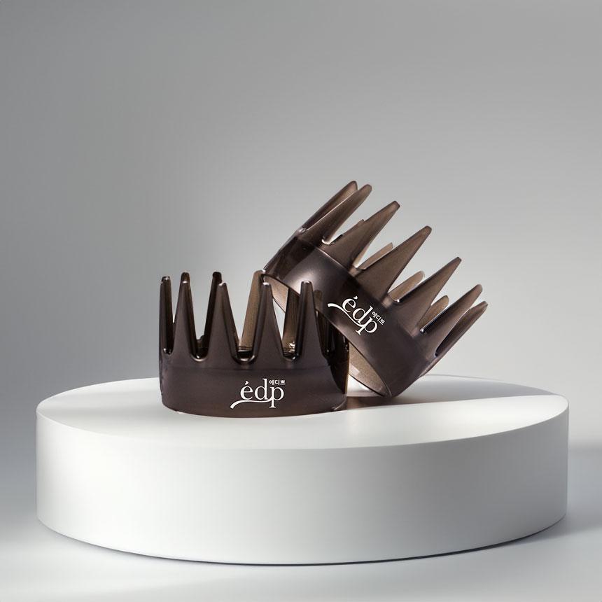 에디쁘 본사출고) 에디쁘 두피 마사지빗 토르말린 쁘띠 괄사 정품