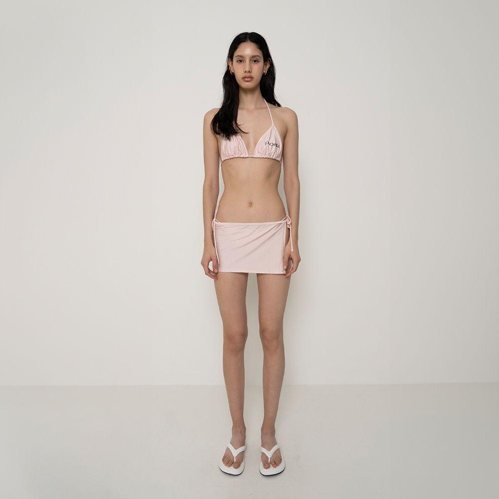 PORTA LOGO BASIC BIKINI, PEARL PINK